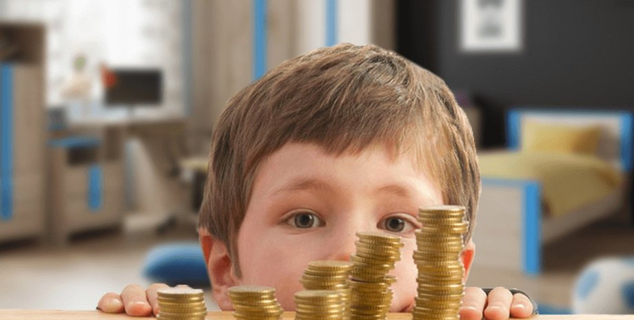 ребенок монеты
