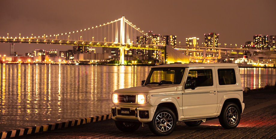 Сузуки Джимни под Гелендваген, тюнинг Сузуки Джимни, Сузуки Джимни, тюнинг Suzuki Jimny,  Suzuki Jimny