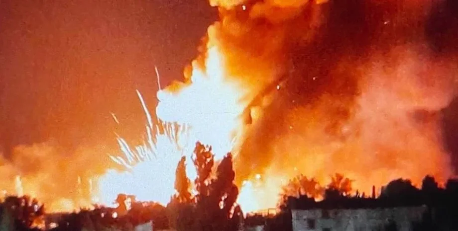 Новая Каховка, взрыв