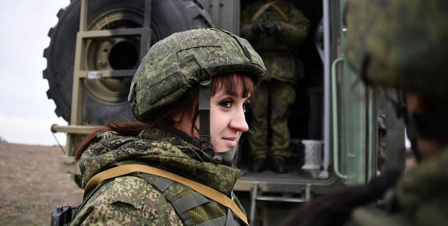 Россиянка в оккупационных войсках