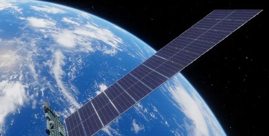 Супутник Starlink Супутник Starlink в космосі