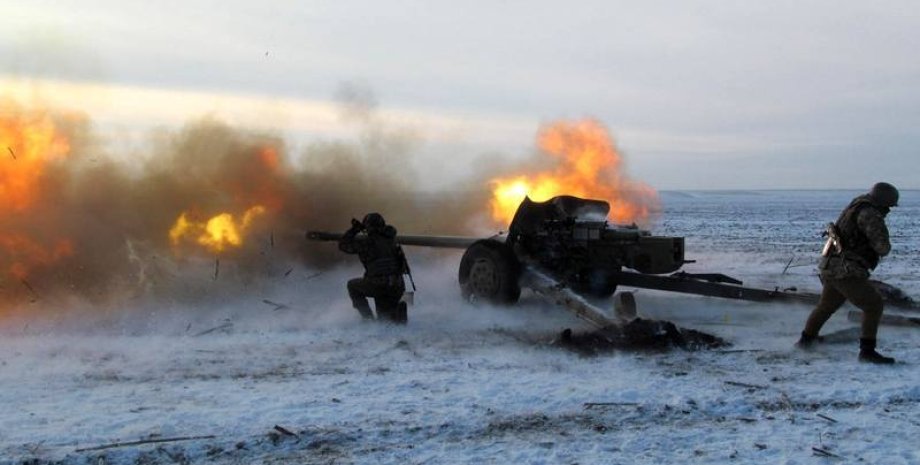 Украинские артиллеристы / Фото пресс-службы Минобороны