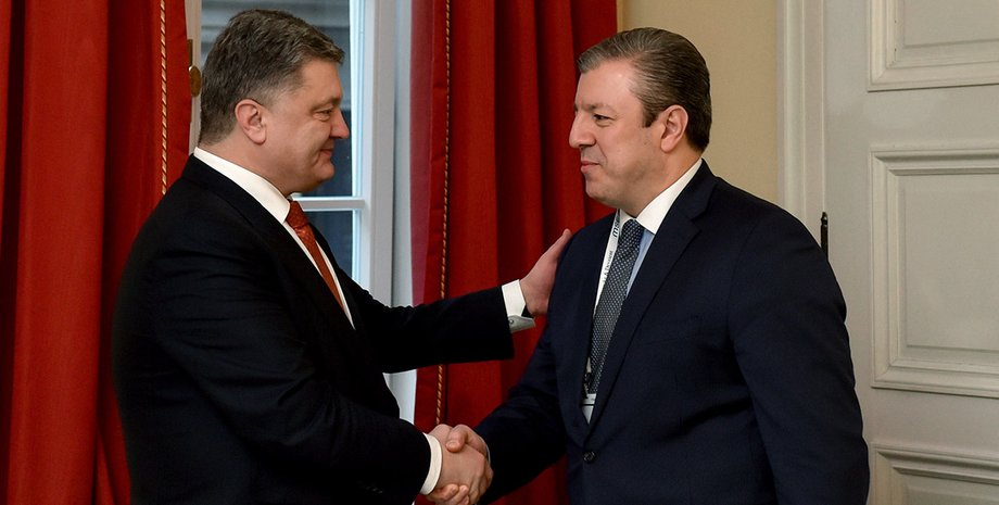Петр Порошенко и Георгий Квирикашвили / Фото: Пресс-служба президента
