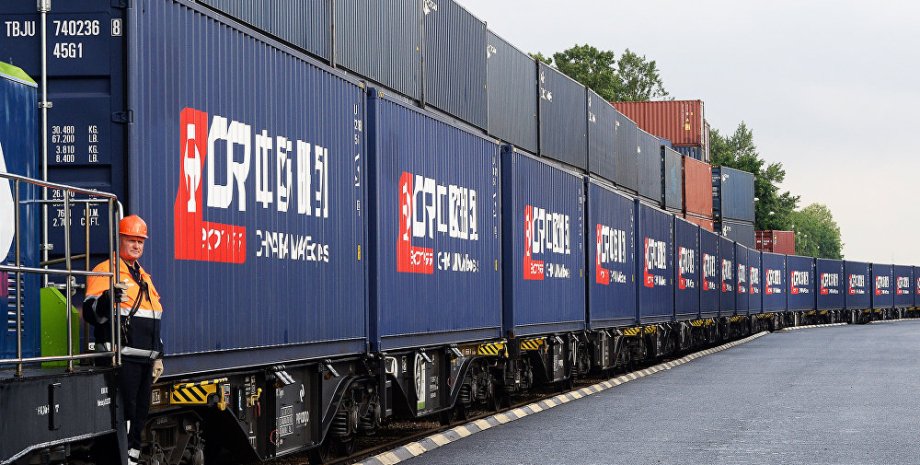 Поезд из Китая прибыл в Великобританию / Фото: AFP
