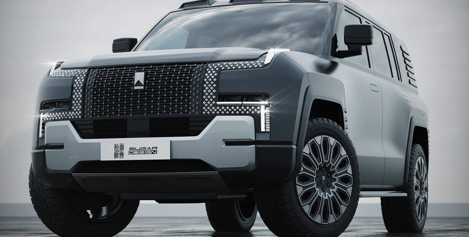 внедорожник BYD, новый BYD, BYD Yangwang R1, электромобиль BYD, гибрид BYD, китайский внедорожник