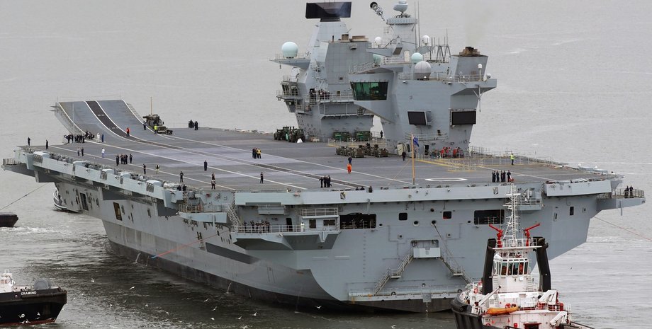 бритаснкий авианосец, авианосец Queen Elizabeth, авианосец погоня за подлодкой