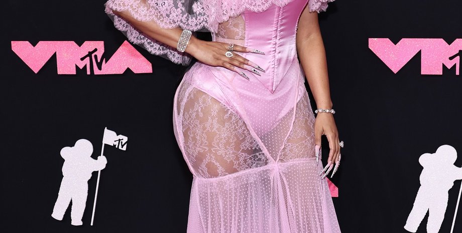 MTV VMA 2023, голое платье, ники минаж