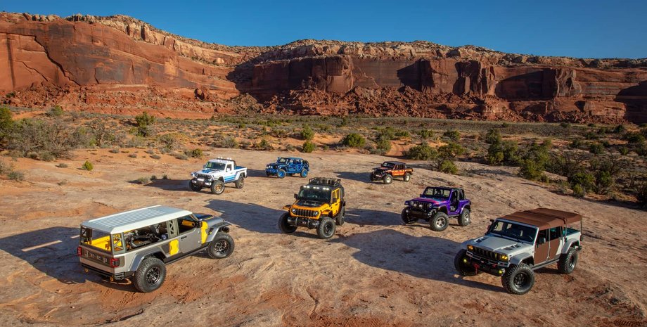 тюнинг джип, Jeep Wrangler, Jeep Gladiator, внедорожники Jeep, пикапы Jeep, пикап Jeep, пикап Jeep