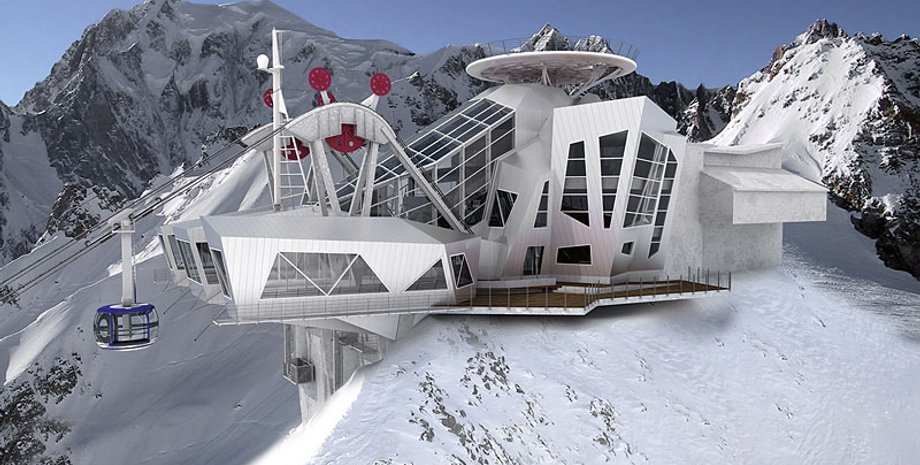 Канатная дорога на горе Монблан / Фото: dywidag-systems.com