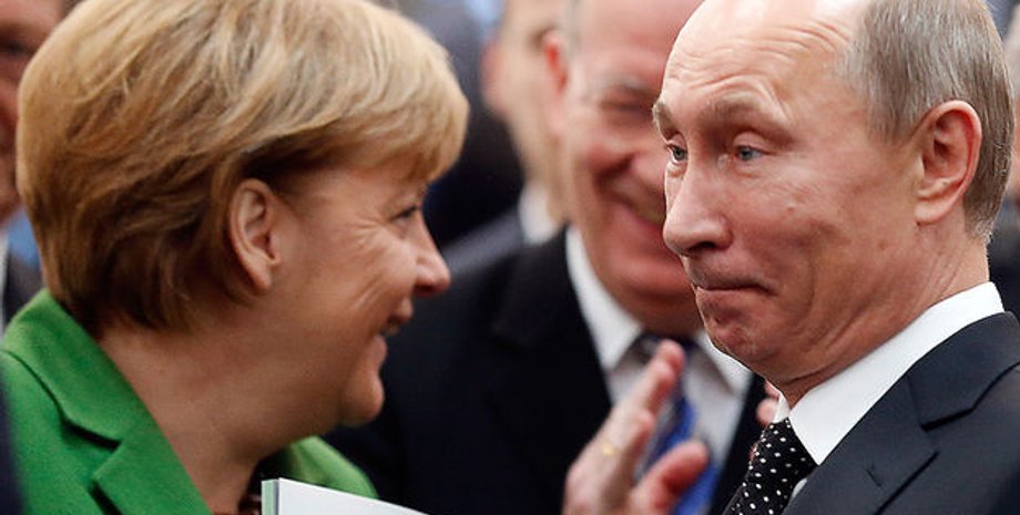 Ангела Меркель и Владимир Путин / Фото: vedomosti.ru