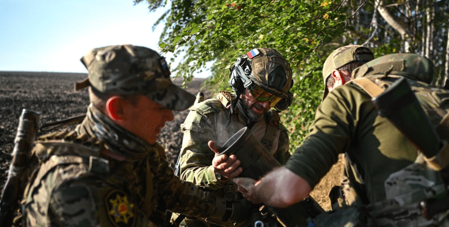 Nach Angaben der Soldaten der Spezialeinheit des Wegens des Verteidigungsministe...