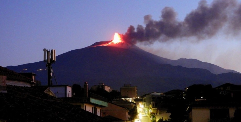 Италия, вулкан, Этна, Стромболи, извержение,