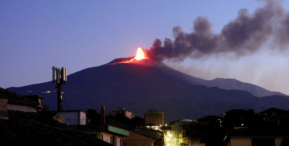 Италия, вулкан, Этна, Стромболи, извержение,