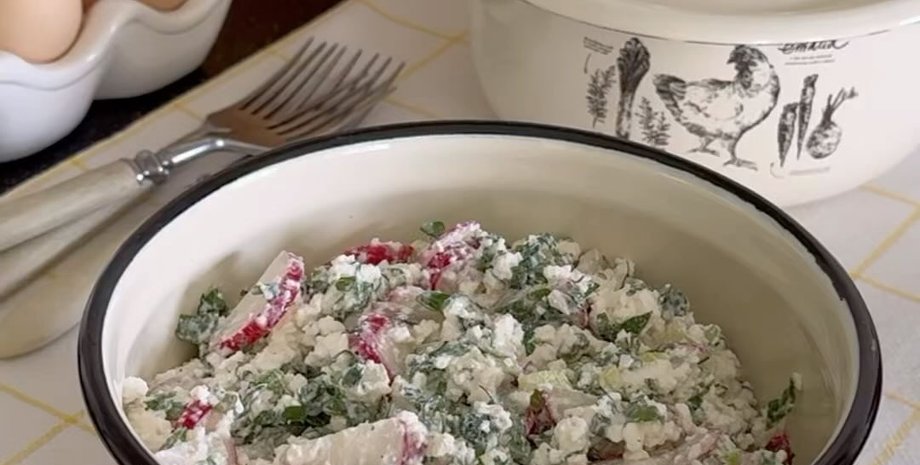 салат весенний