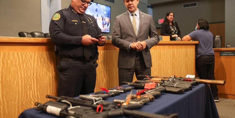 Ирпень, огнестрельное оружие