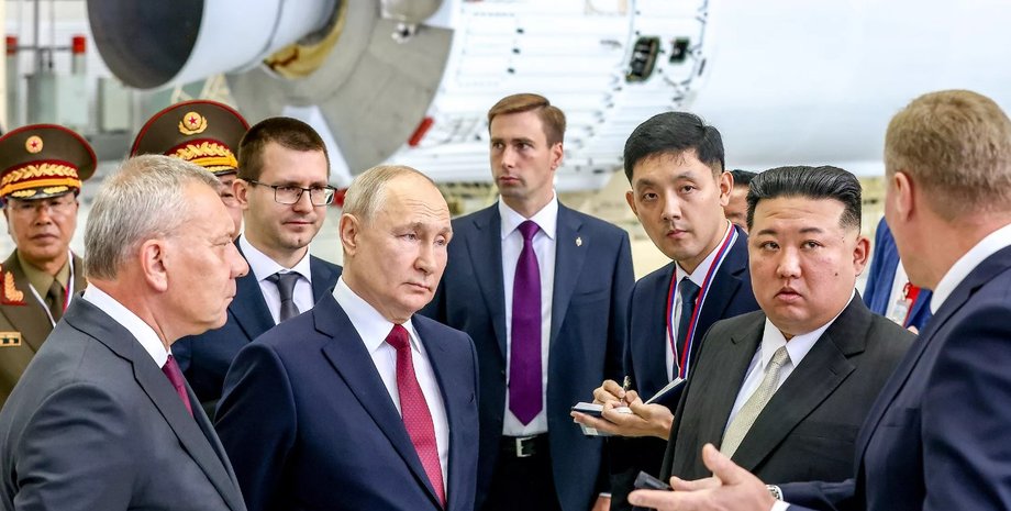 Владимир Путин и Ким Чен Ын