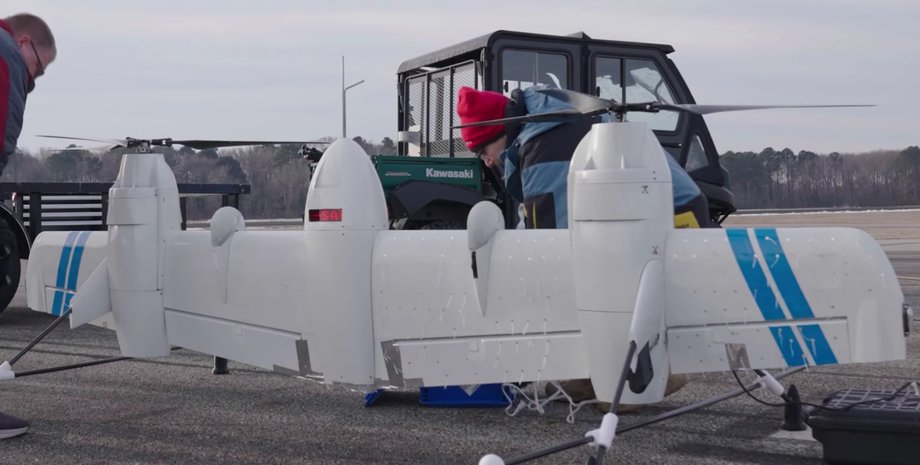 Испытания VTOL дрона Nomad от Sikorsky в США