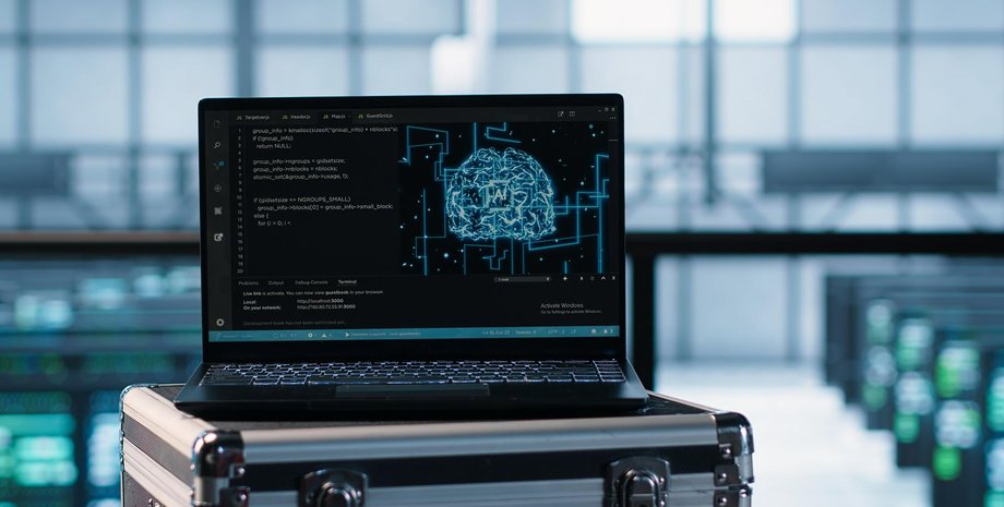 ШІ, ноутбук