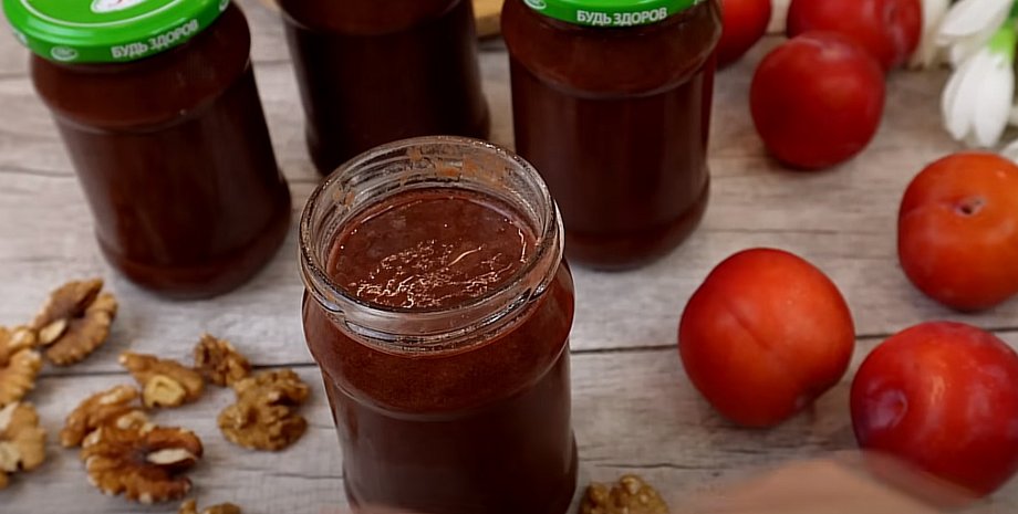 варенье, сливово-шоколадное варенье, чернослив в шоколаде