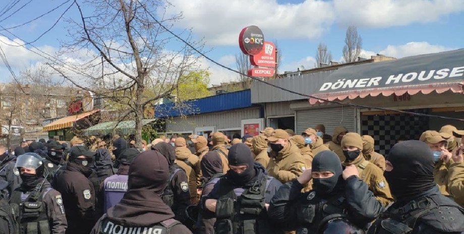 Снос МАФов, Киев