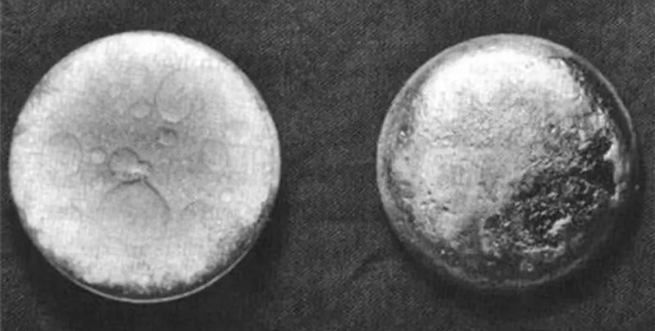 плутоний, капли плутония