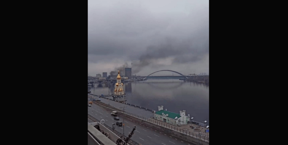 Киев обстрел Киев обстрел авиаудар вторжение Россия ГУР Антонов Подол атака Россия