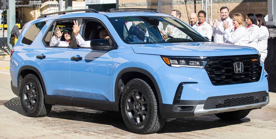 Honda Pilot 2023, Honda Pilot, новая Honda Pilot, кроссовер Honda Pilot, хонда пилот, новая хонда пилот