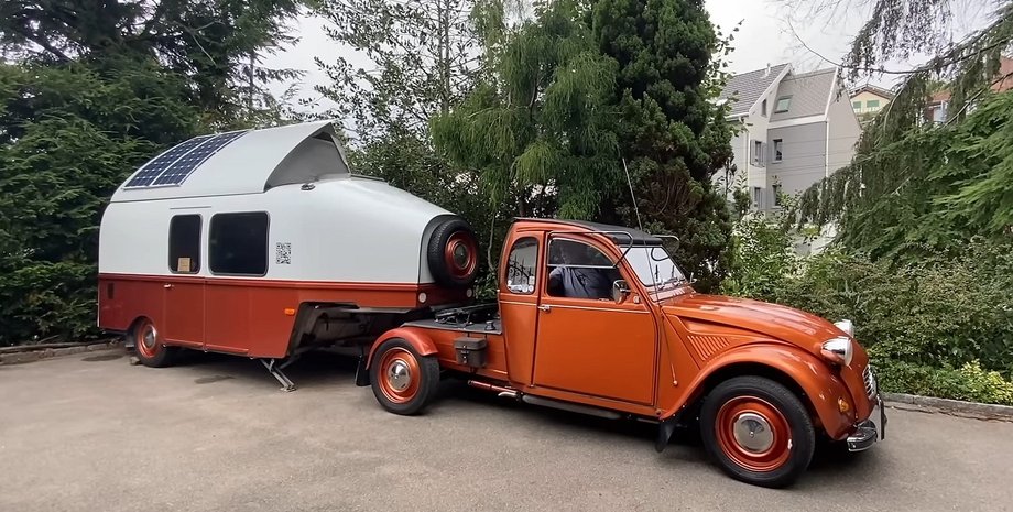 Citroen 2CV, Дом на колесах Ситроен, автодом Citroen, автодом ситроен