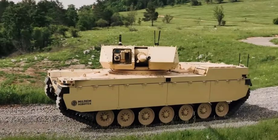 танк, робот, робот-танк, Milrem Robotics