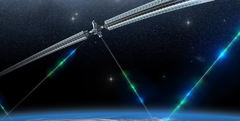 космос, Земля, космический лифт, фото