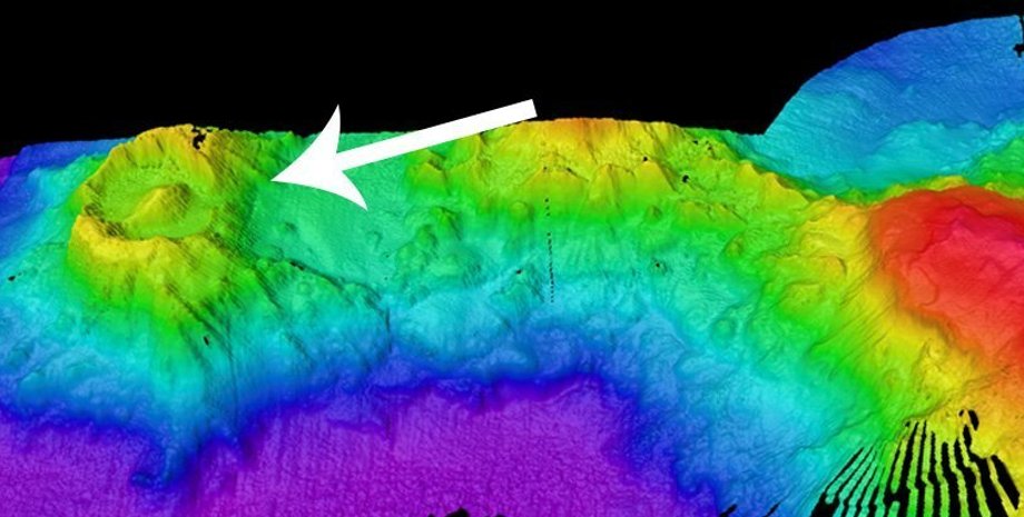 вулкан, схема, цвета, стрелка