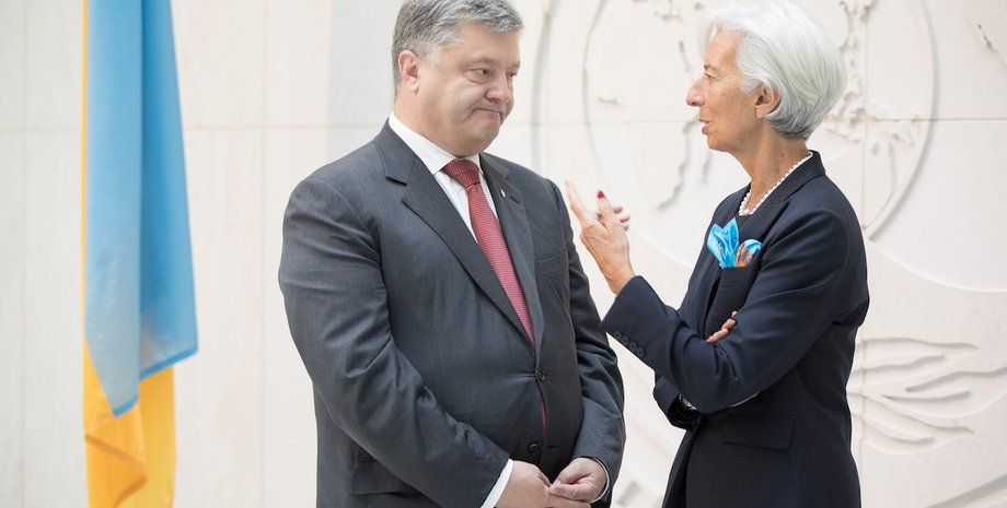 Петр Порошенко и Кристин Лагард / Фото: flickr.com/photos/imfphoto