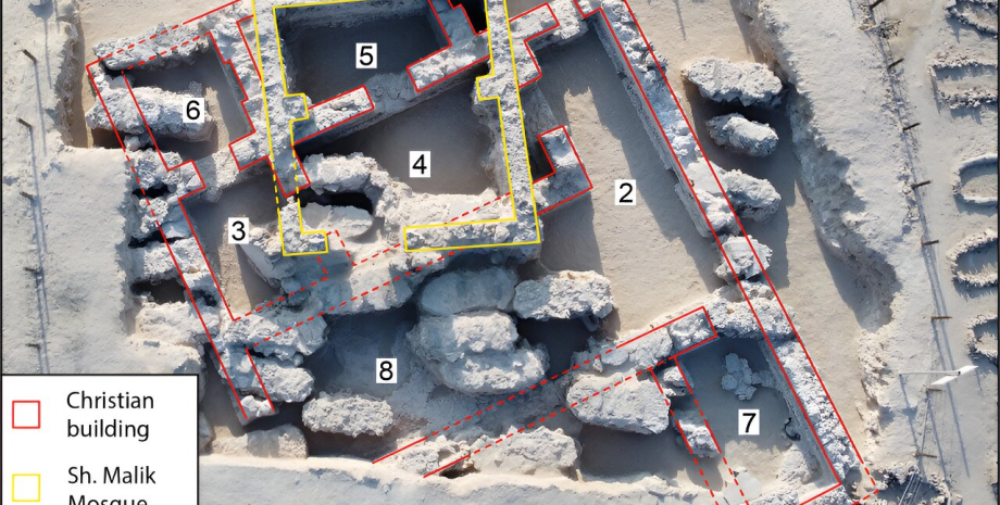 раскопки находка, археологи, археология, артефакт, раскопки, здание, христианство, христиане, церковь, Персидский залив, мечеть, торговля, ислам, крест, епископ, вера, жизнь