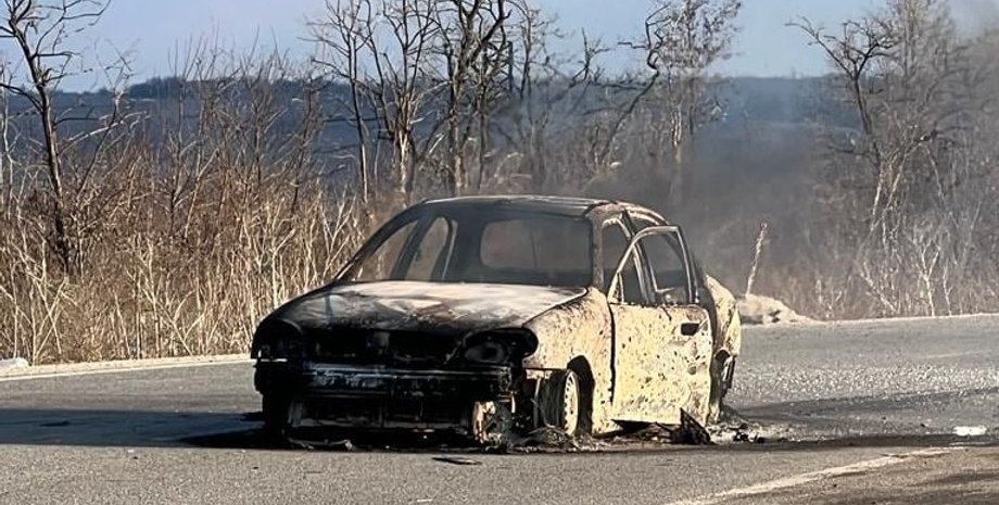 Обстріл колони Запоріжжя