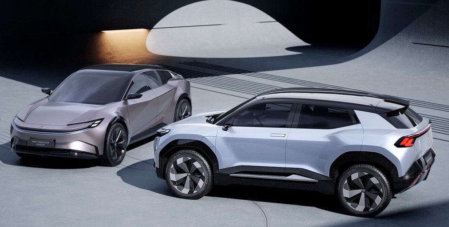 электрокроссоверы тойота, электромобили Toyota, Toyota bz, кроссоверы Toyota