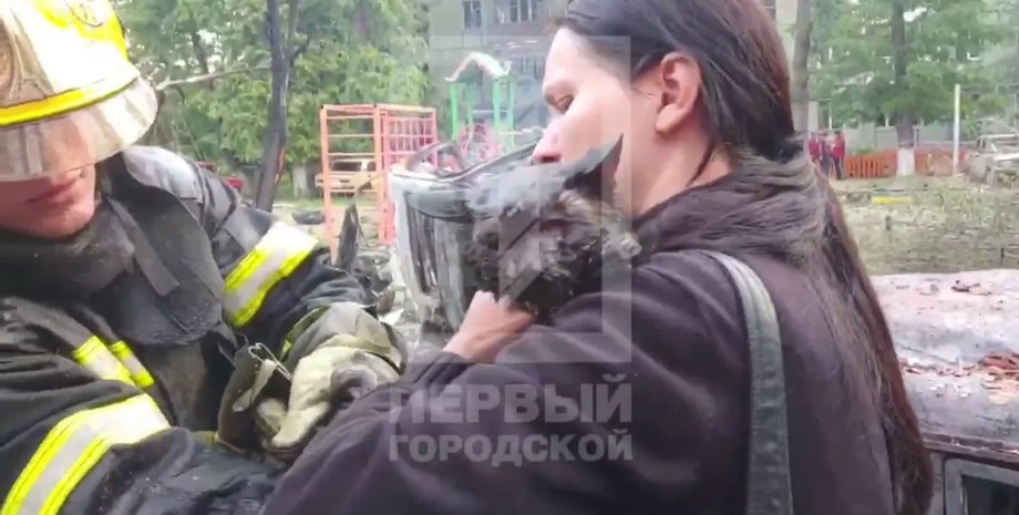 Рятувальники, Кривий Ріг, кіт, Україна