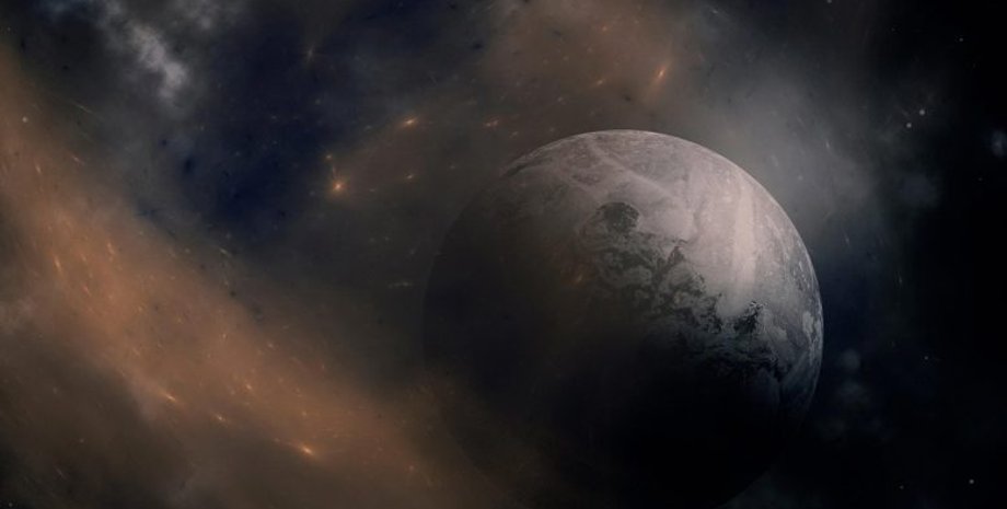 Художественная иллюстрация темного и загадочного объекта