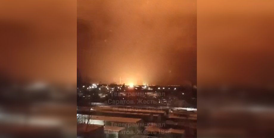 Саратовский НПЗ, ГУР Саратовский НПЗ, дроны Саратовский НПЗ, Саратовский НПЗ взрывы, Саратовский НПЗ пожар, Саратовский НПЗ пожар