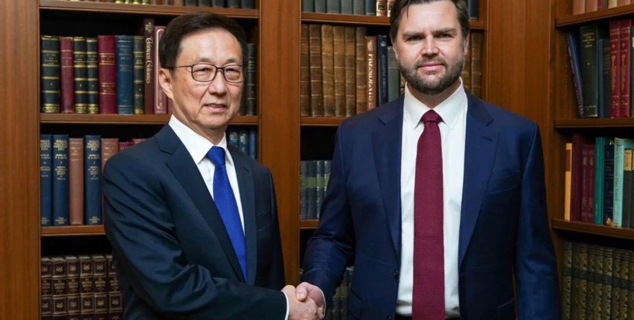 Джей Ди Вэнс, инаугурация Трампа, дональд трамп, вице-президент Китая Хань Чжэн