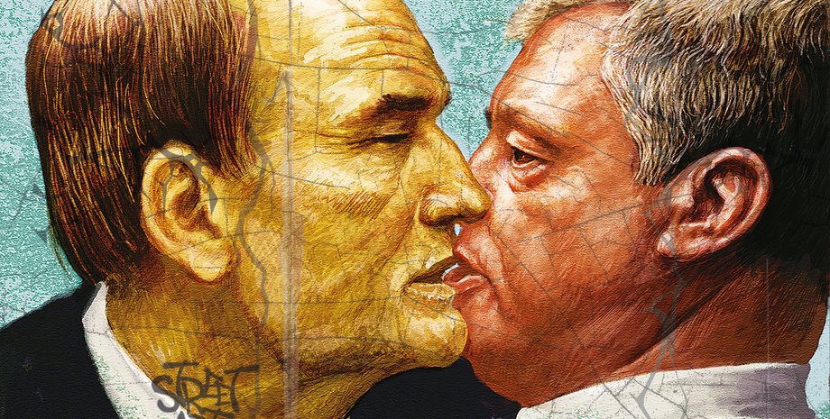 Рисунок: Борис Кошкин. Фото: Наталья Кравчук / Новое Время