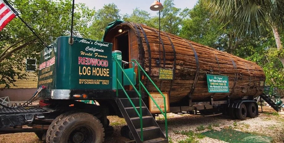 дом на колесах, автодом, винтажный автодом, купить автодом, дерево секвойя