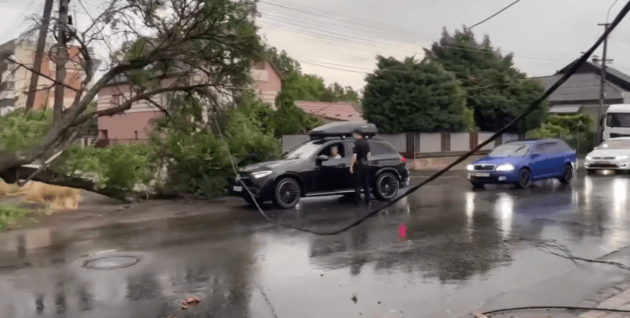 Непогода на Западной Украине повлияла на отключения света