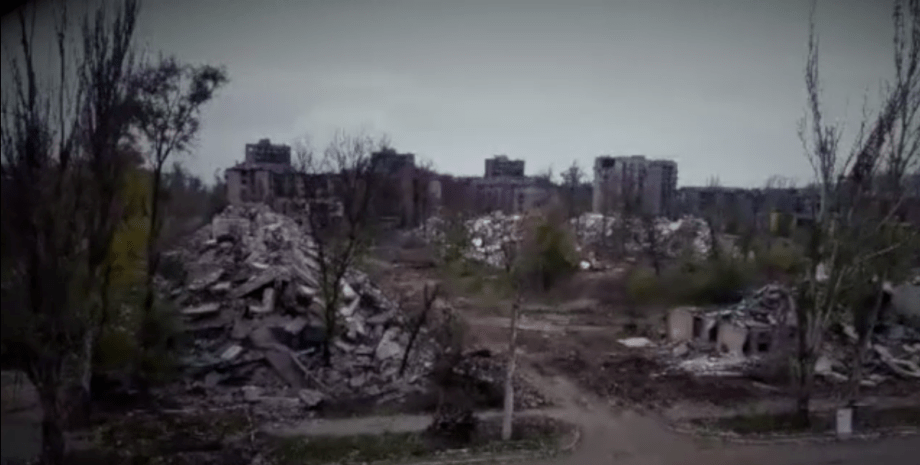 Снос демонтаж здания жилые дома разрушения Мариуполь левый берег