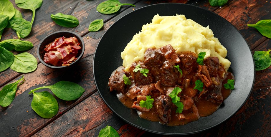 Тушеная печень, как приготовить печень, печень рецепт, печень рецепт