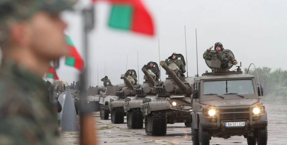 армия, техника, машины, флаг болгарии