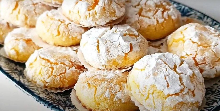 печенье из манки, выпечка, десерт