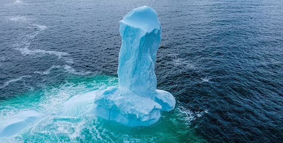 айсберг, айсберг фаллической формы