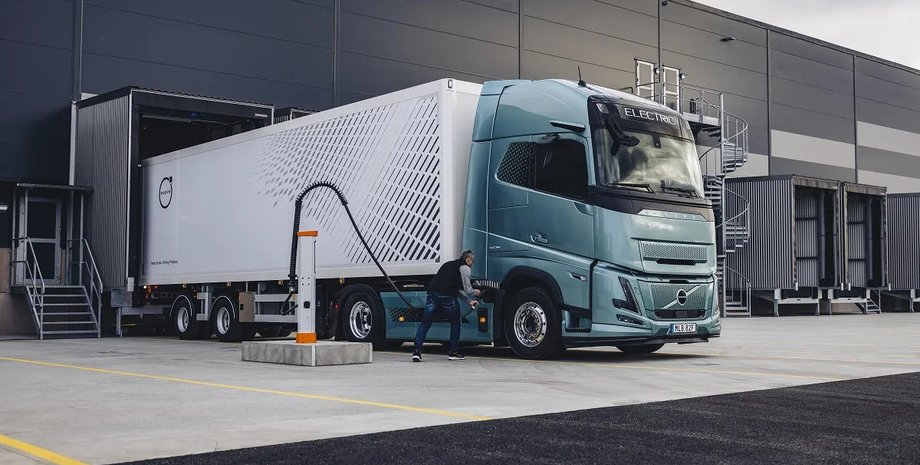 Volvo FH Electric, новый Volvo FH Electric, грузовик Volvo, электромобиль Volvo, электромобиль Volvo