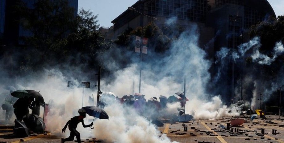 Протесты в Гонконге. Фото: The Star Online