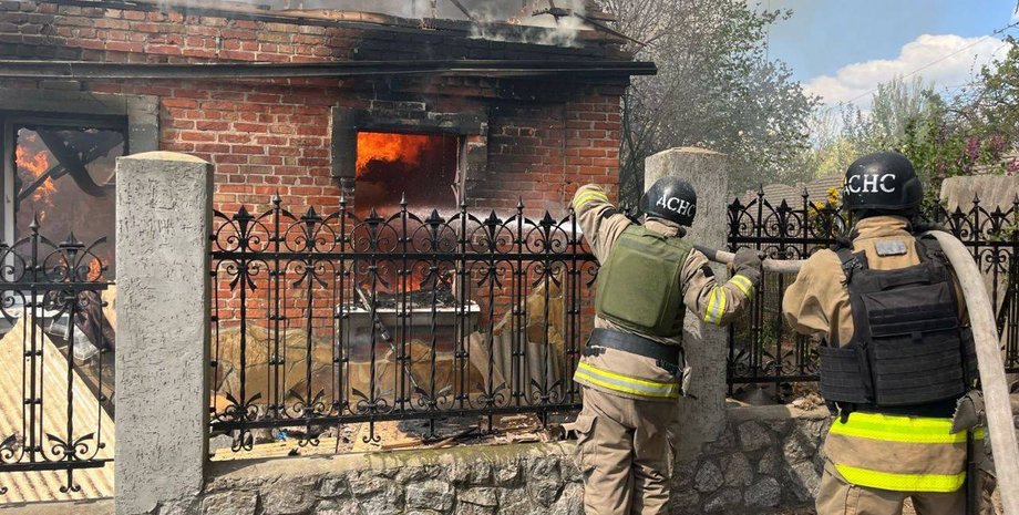 обстрел, Никополь, атака ВС РФ